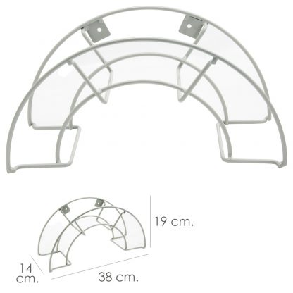 Soporte metálico manguera