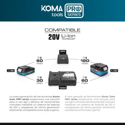 Taladro batería Koma