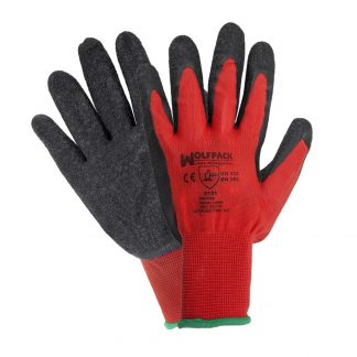 Guantes latex nylon