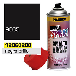 Spray pintura negro brillo