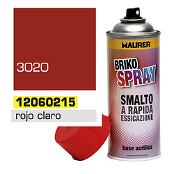 Spray pintura rojo claro