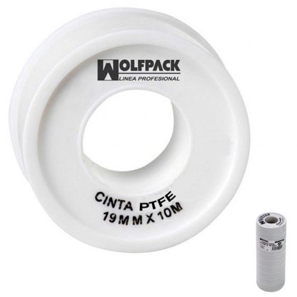 Cinta teflon 12mmx10M Wolfpack