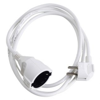 Prolongador cable blanco shucko