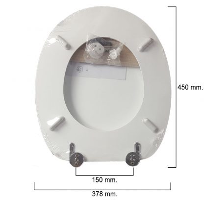 Tapa WC deluxe blanca